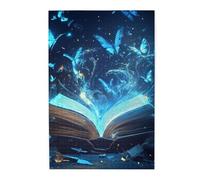 Liorosa Puzzle Codex papillon pour adultes de 1000 pièces, livre ancien émettant une lumière azur, merveilleuse imagination, plaisir à la fois corps et esprit, cadeau adapté à la famille et aux amis