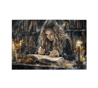 Liorosa Puzzle de 1000 pièces pour adultes gardien de la connaissance secrète, esthétique classique vintage, pièces s'adaptent parfaitement, convient pour les loisirs familiaux et la décoration murale