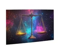 Liorosa Puzzle de 500 pièces - Écailles cosmiques, équilibre d'or éclairé contre la splendeur de la nébuleuse, couleurs vives, merveilleuse imagination, puzzles impossibles, difficiles et difficiles