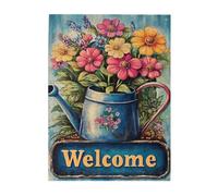 Liorosa Puzzle de 500 pièces pour adulte - Arrosoir floral, panneau de bienvenue vif, thème jardin relaxant, puzzle en bois pour décoration d'intérieur et cadeaux, profitez de résoudre des puzzles