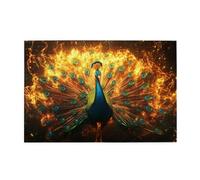 Liorosa Puzzle de paon fantastique pour adultes, 1000 pièces, merveilleuse imagination, soulage le stress et profiter du plaisir de résoudre le puzzle, oeuvres d'art drôles pour adultes, cadeau pour