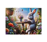 Liorosa Puzzle en bois 500 pièces pour adulte, vitalité amusante, merveilleuse imagination, plaisir du corps et de l'esprit, exercice de la capacité manuelle et de la patience