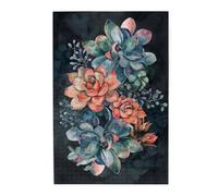 Liorosa Puzzle en bois de 1 000 pièces - Jardin succulent au clair de lune, relaxation profonde pour vous-même, chaque pièce est unique, exercez votre capacité manuelle et votre patience de réflexion
