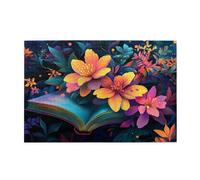 Liorosa Puzzle en bois de 1000 pièces pour adulte, révélation botanique, puzzle magique stimulant, chaque pièce est unique, idéal pour la détente et le plaisir en famille, cadeau pour les amateurs de