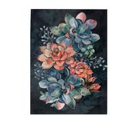 Liorosa Puzzle en bois de 500 pièces - Jardin succulent au clair de lune, relaxation profonde pour vous-même, chaque pièce est unique, exercez votre capacité manuelle et votre patience de réflexion