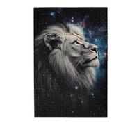 Liorosa Puzzle lion cosmique pour adultes de 1000 pièces, scène spatiale vibrante, merveilleuse imagination, détendez-vous et profitez du plaisir de résoudre le puzzle, exercez vos capacités manuelles