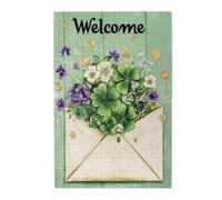 Liorosa Puzzle pour adultes de 1 000 pièces avec jardin de bienvenue, chef-d'œuvre fantaisiste vert, chaque pièce est unique, adapté pour les loisirs en famille, la décoration murale, pour les