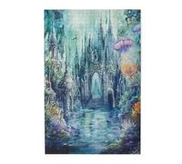 Liorosa Puzzle pour adultes de 1000 pièces fantaisie marine mystique, ville perdue rétro, exercice cérébral stimulant, exercice des compétences manuelles et de pensée, loisirs créatifs pour adultes