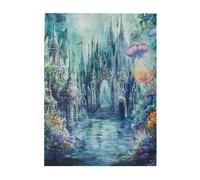 Liorosa Puzzle pour adultes de 500 pièces fantaisie marine mystique, ville perdue rétro, exercice cérébral stimulant, exercice des compétences manuelles et de pensée, loisirs créatifs pour adultes