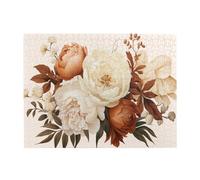 Liorosa Puzzle rétro en bois de 500 pièces pour adultes, adapté pour les loisirs en famille et la décoration murale, exercice cérébral stimulant, design unique et beau, cadeau pour un ami