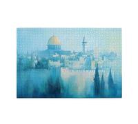Liorosa Puzzle vintage de ville pour adultes de 1000 pièces, vibrant et unique, exercice cérébral stimulant, soulage le stress et profitez du plaisir de résoudre des puzzles, cadeau pour un ami