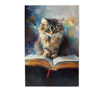 Liorosa Puzzles amusants de 1000 pièces pour adultes, mélange de couleurs impressionnistes, défi artistique relaxant, pièces parfaitement assemblées, adaptées pour les loisirs en famille et la