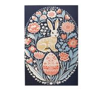 Liorosa Puzzles lapin Art Nouveau pour adultes 1000 pièces, esthétique classique vintage, profitez du processus de résolution de puzzle, puzzles adaptés pour divertir en famille pendant les vacances