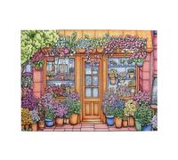 Liorosa Puzzles pour adultes 500 pièces de fleuriste coloré avec des fleurs vives, couleurs vives, profitez du processus de résolution de puzzle, exercez votre capacité pratique et votre patience de