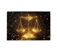 Liorosa Star Libra Puzzle en bois 1000 pièces pour adulte, série classique douze constellations, exercice cérébral stimulant, profitez du processus de résolution de puzzles, cadeau pour un ami