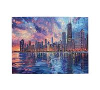 Liorosa Twilight - Puzzles Urban Elegance pour adultes, 500 pièces, esthétique de couleur douce. Convient pour les soirées de jeux, profitez du processus de résolution de puzzle, cadeaux pour les amis