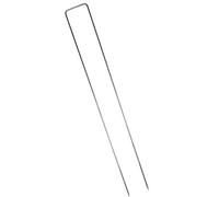Liotti Grande fourchette à brochette en acier inoxydable pour tourterelles et panettone avec manche - 62 cm (manche de 17 cm) x 7,5 cm