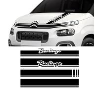 LIOUFTT Autocollant de capot de Van, adapté pour citroën Berlingo K9 M XL caravanes de camping-car, Kit de rayures graphiques de décoration, décalcomanie de décoration en vinyle à faire soi-même