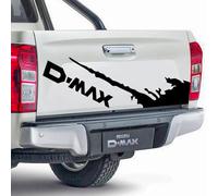 LIOUFTT Autocollant de hayon de voiture, adapté pour Isuzu Dmax d-max Pickup porte arrière Splash vinyle décor décalcomanie accessoires de réglage automatique