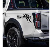 LIOUFTT Autocollant latéral de carrosserie de voiture, décalcomanie de décoration de style de griffe graphique de lit de camionnette, adapté aux accessoires automobiles Isuzu d-max UTE LS SX