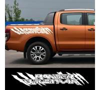 LIOUFTT Autocollants de décoration en vinyle latéraux pour coffre de ramassage de voiture, adaptés aux accessoires automobiles Ford Ranger Raptor Wildtrak