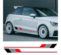 LIOUFTT Autocollants de porte latérale de voiture en vinyle, adaptés pour Audi A1 8X GB GBA Sportback Quattro Ego TFSI e-tron, accessoires automobiles urbains