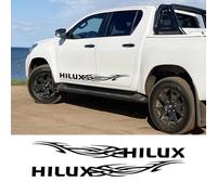 LIOUFTT Autocollants de ramassage Graphiques à Rayures pour Camion, Couverture de décoration en Vinyle, décalcomanie de Style de Voiture, adaptée aux Accessoires Toyota Hilux Vigo Revo Rocco