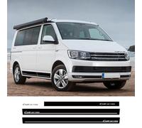 LIOUFTT Autocollants de voiture 4 pièces, adaptés pour VW Transporter T5 T6 ligne de porte arrière latérale camping-car graphique accessoires de décalcomanie en vinyle