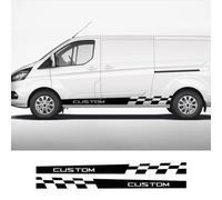 LIOUFTT Autocollants de Voiture en Vinyle à Longues Rayures, adaptés à Ford Transit Tourneo Custom Sport MK7 MK8 MK9, Accessoires Automobiles, 2 pièces/lot
