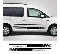 LIOUFTT Autocollants en Vinyle à Rayures latérales de Voiture, adaptés aux Accessoires de Camping-Car VW Caddy MK1 MK2 MK3 MK4 4 3 2 Maxi Kombi