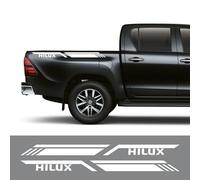 LIOUFTT Autocollants latéraux de Coffre de Ramassage Autocollants en Vinyle de Style Rayures Graphiques de Camion, adaptés aux Accessoires de réglage Automatique Toyota Hilux Revo Vigo