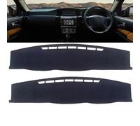 LIOUFTT Tapis de Tableau de Bord en Cuir pour Voiture, Tapis de Tableau de Bord, adapté aux Accessoires de ramassage Nissan Patrol St Y61 4800 GRX GR V
