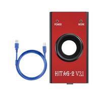 liovitor 1 Ensemble HITAG 2 V3.1 OBD2 Outil de Diagnostic de Voiture Programmeur Clé Hitag2 Transpondeur Universel Immo/Télécommande/Lecture PIN/VIN Plastique