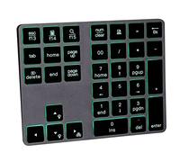 liovitor 1 PCS -Éclairage Bluetooth Numérique Numpad en Aluminium pour PC Portable