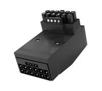 liovitor 12VHRWR 600 W 5.0 Carte Graphique Connecteur 12 + 4 Broches Adaptateur 90 Degrés ATX 3.0 16 Broches Mâle vers Adaptateur d'alimentation Durable Installation Facile (B)