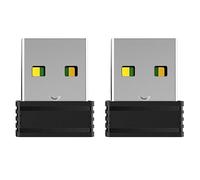 liovitor 2X USB Mouse Jiggler Undetectable USB Mouse Mover Automatic Mouse Shaker Mouse Mouvement Simulateur Gardez PC éveillé