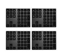 liovitor 4X Numérique Bluetooth 3.0 34 Touches Numérique pour Comptable Teller Windows iOS OS Android PC Tablette Ordinateur Portable (Noir)
