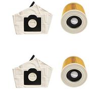liovitor Lot de 2 filtres HEPA et lavables pour aspirateur WD3 MV3 WD3200 SE4001 A2299 A2204 A2656