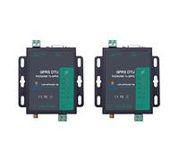 liovitor Lot de 2 Modems GSM Série RS232 RS485 vers GPRS DTU avec Instruction at -GPRS232-730 Prise UE