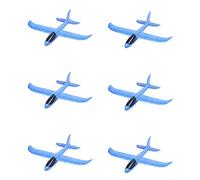 liovitor Lot de 6 jouets en mousse EPP pour lancer l'avion en plein air 34,5 x 32 x 7,8 cm