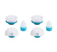 liovitor Lot de 6 têtes de brosse de nettoyage électrique pour carrelage salle de bain cuisine multi-usages Turbo Scrub Rechangeable