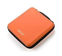 LIOVODE Rangement DVD, EVA Range CD étui disques Protection pour Voiture | pochette cd, boitier dvd et disque, coque antichoc, rigide EVA, manchons antidérapants, fermeture à glissière, gain de place