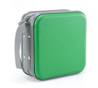 LIOVODE Rangement DVD, Range CD étui disques Plastique Boite pour Voiture | pochette cd, boitier dvd et disque, plastique rigide, manchons antidérapants, fermeture à glissière, portable, gain de place