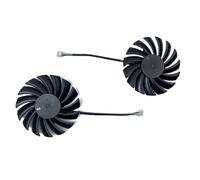 LIOZDMD Ventilateur de Refroidissement DIY 85MM 4PIN GA91B2U GA91S2U RX 5500 XT Red Dragon GPU Fan pour Powercolor 8GB GDDR6 Ventilateur vidéo(2PCS DIY Fan)
