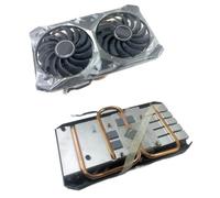 LIOZDMD Ventilateur de Refroidissement pour dissipateur Thermique CPU Dimension Montage 53 mm * pour MSI Radeon RX 5500 XT Mech Radiateur Carte vidéo