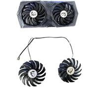 LIOZDMD Ventilateur GPU 95 mm PLD10010B12HH 4 Broches RTX3060 TI pour MSI pour Radeon RX 6700 XT pour Gaming X pour GeForce RTX 3060 Ti pour Gaming(DIY Fan)