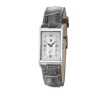 Lip 671000 Montre à Quartz analogique avec Bracelet en Cuir Argenté