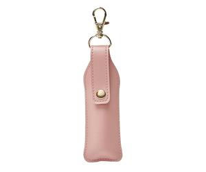Lip Balm Holder Sleeve - Portable Neoprene Lipstick Pouch, Universal Fit for Round & Square Tubes, Flexible Lip Glaze Keychain Case | Travel Hand Clip, Makeup Organizer, Women, Girls