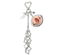 Lip Balm Holder-Sleeves Holder Pouch Tight | Lipstickholder, Key Chainportable Cosmetic Organizer with Mirror,Lipstick Case Keychain for Women Girls, Wallet Purse, Backpack, Christmas Stocking