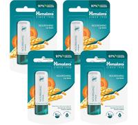 Lip Balm With Wheatgerm Oil & Carrot Seed Oil Repairs Dry & Chapped Lips,Enhances Lip Color,Contains Essential Nourishment Of Vitamin E Gives Long-Lasting Moisturization-4.5g (Pack Of 4)
